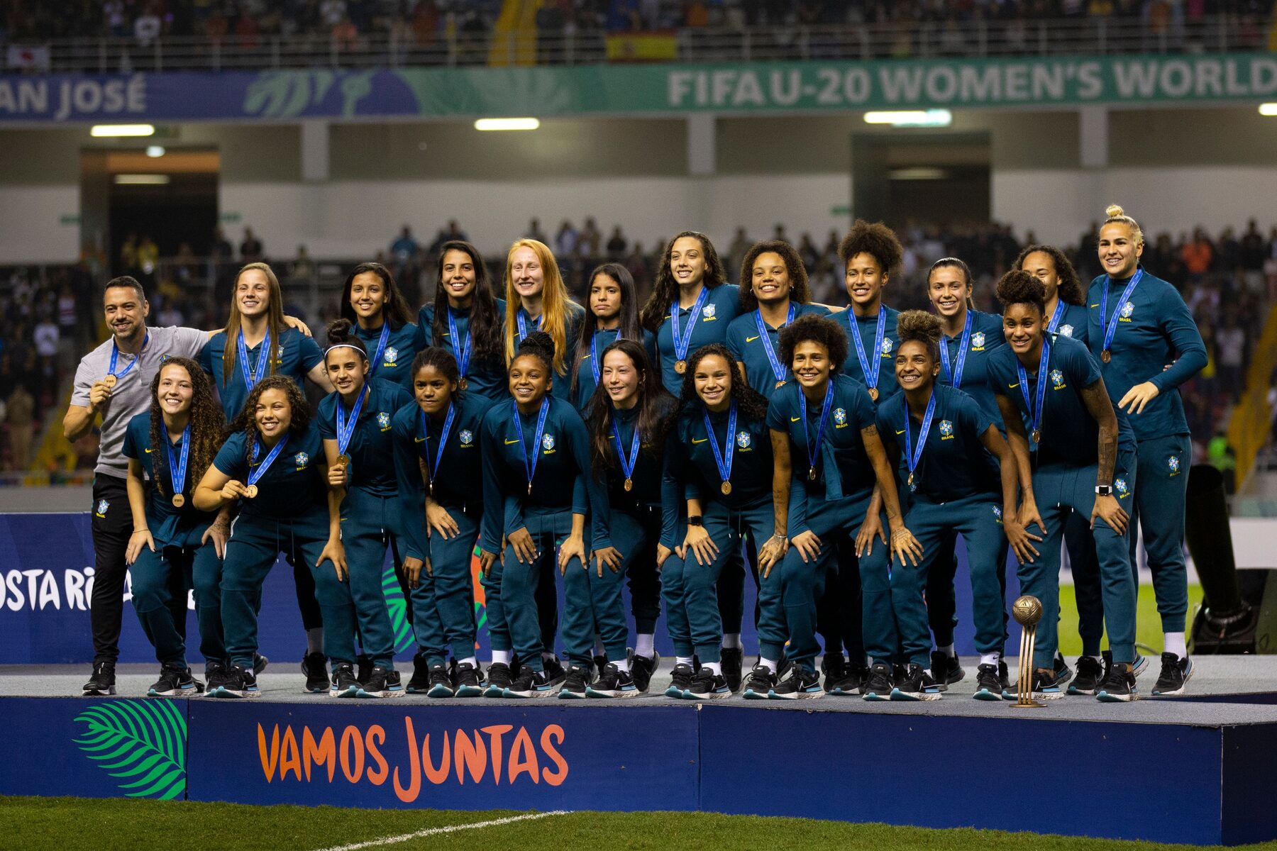 Em 2022, Brasil ficou em terceiro lugar na Copa do Mundo Feminina Sub-20