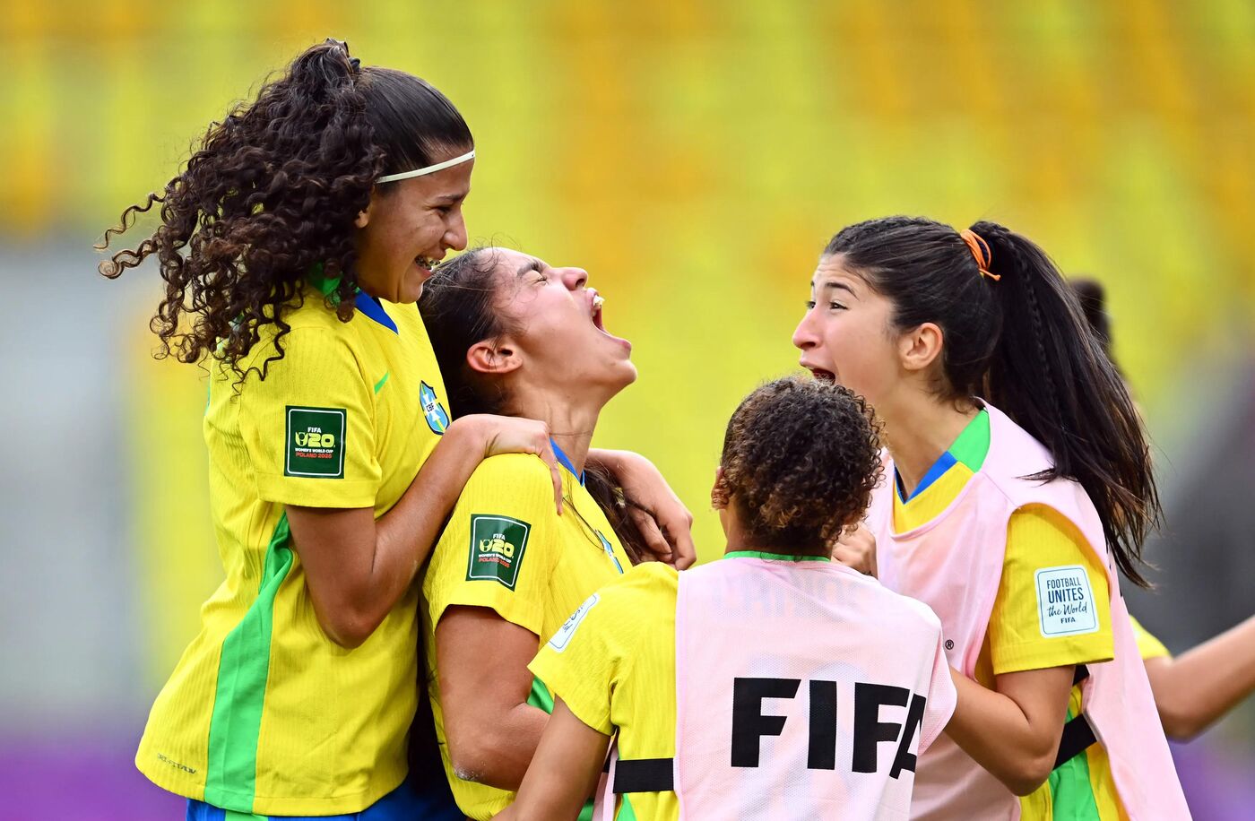 Brasil e Estados Unidos, na Copa do Mundo Feminina da FIFA.