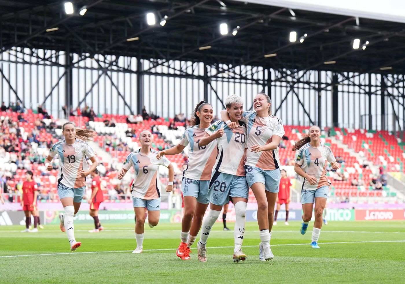 China e Espanha, na Copa do Mundo Feminina da FIFA.