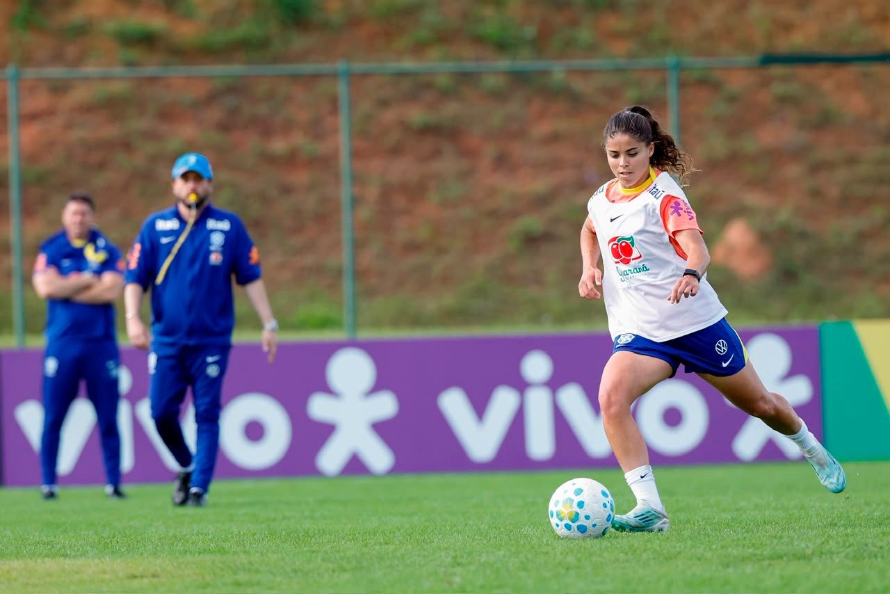 Com 5 gols, Clarinha lidera a artilharia da Seleção Feminina em 2026