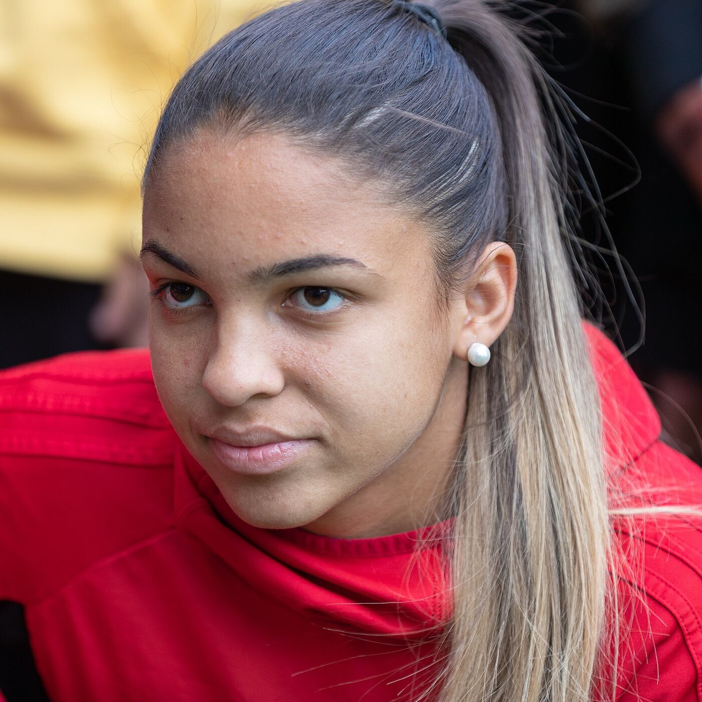 A atleta Delphine Cascarino, em 2019.