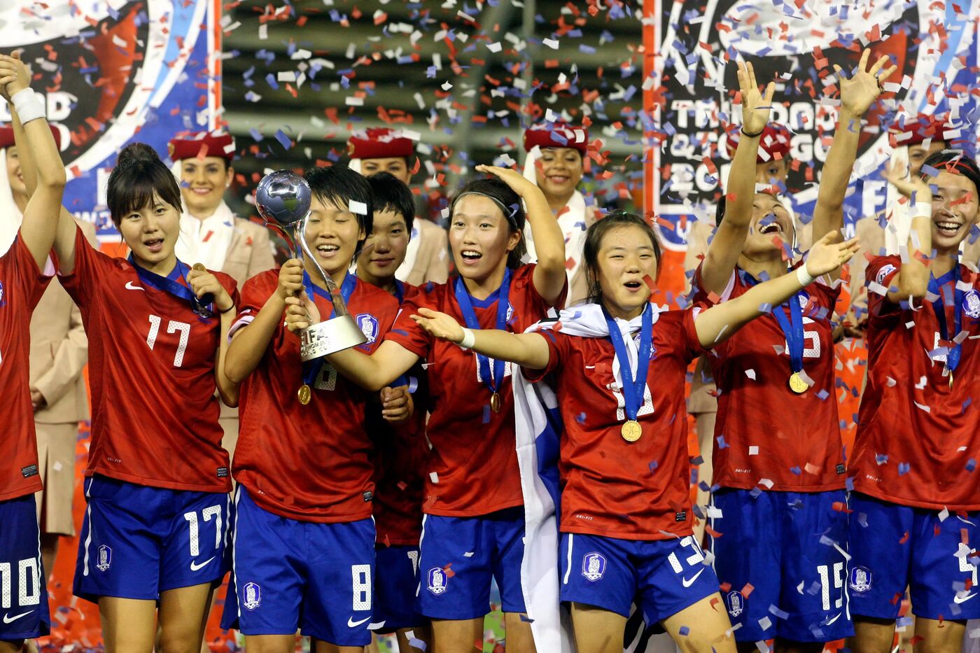 Espanha, na Copa do Mundo Feminina da FIFA, em 2010.