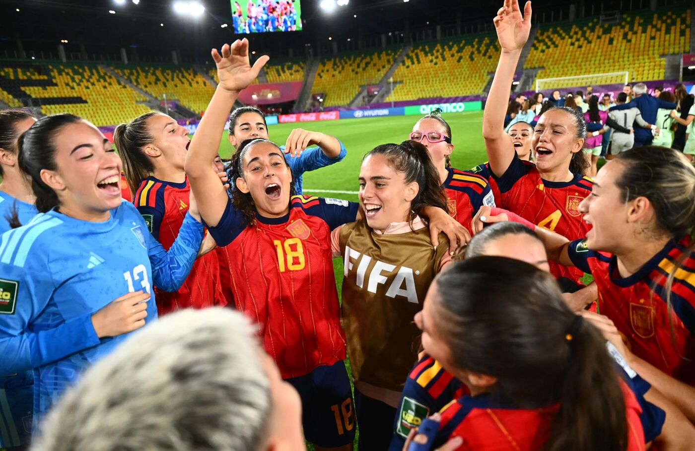 Espanha e Portugal, na Copa do Mundo Feminina da FIFA.