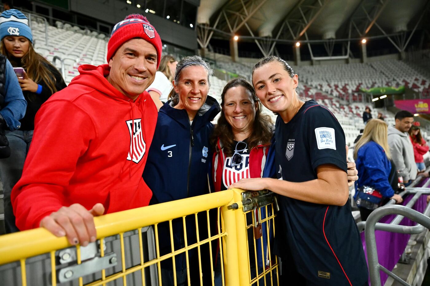 Estados Unidos e Itália, na Copa do Mundo Feminina da FIFA.