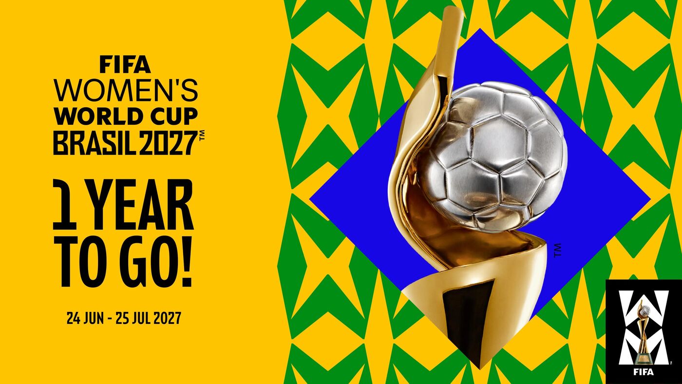 Falta um ano para a Copa do Mundo Feminina da FIFA 2027.
