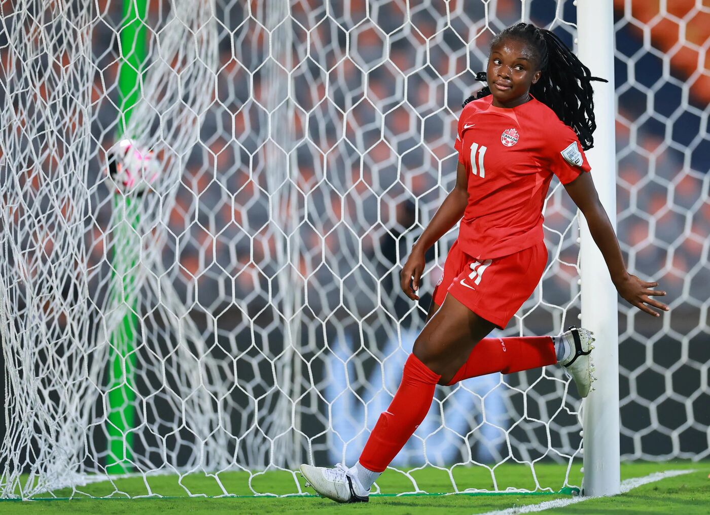 Fiji e Canadá, na Copa do Mundo Feminina da FIFA, em 2024.