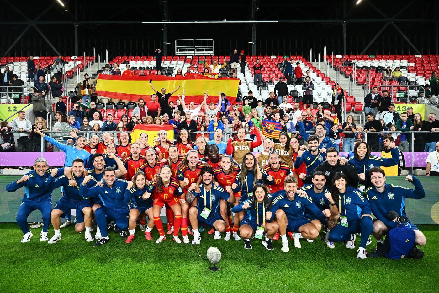 Brasil e Espanha, na Copa do Mundo Feminina da FIFA.