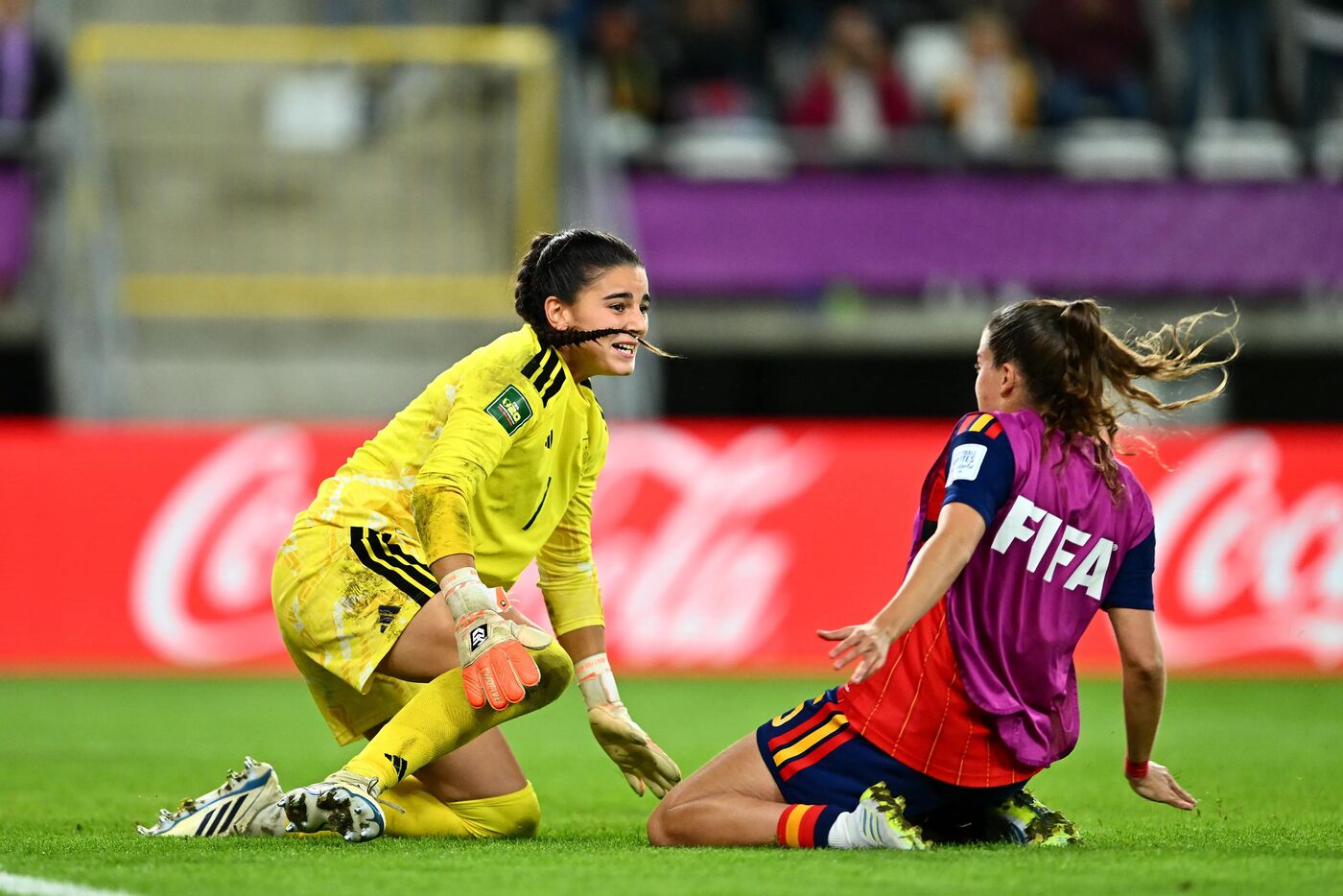Espanha e Coreia do Norte, na Copa do Mundo Feminina da FIFA.