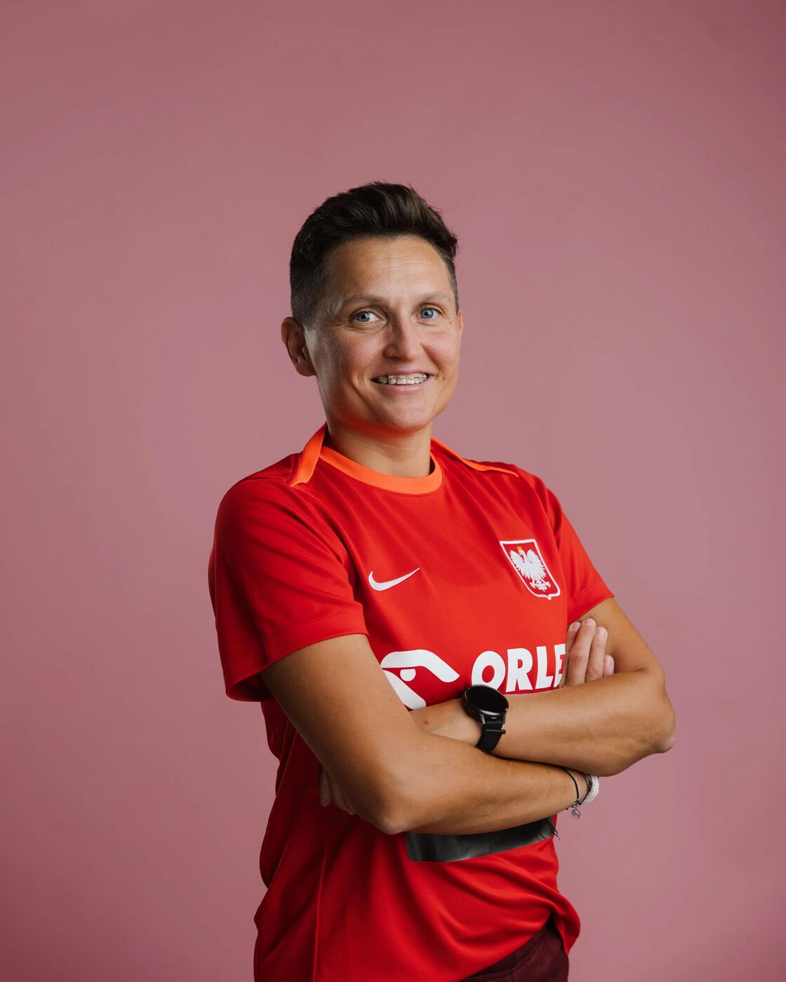 Paulina Kawalec, técnica da seleção feminina Sub-17 da Polônia.