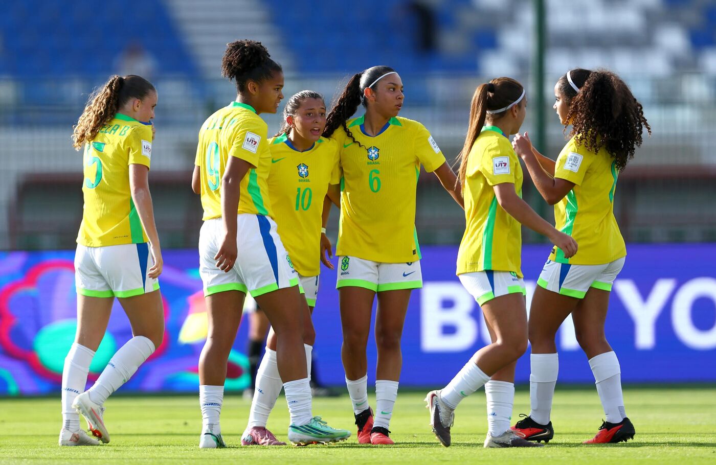 Canadá e Brasil, na Copa do Mundo Feminina da FIFA.