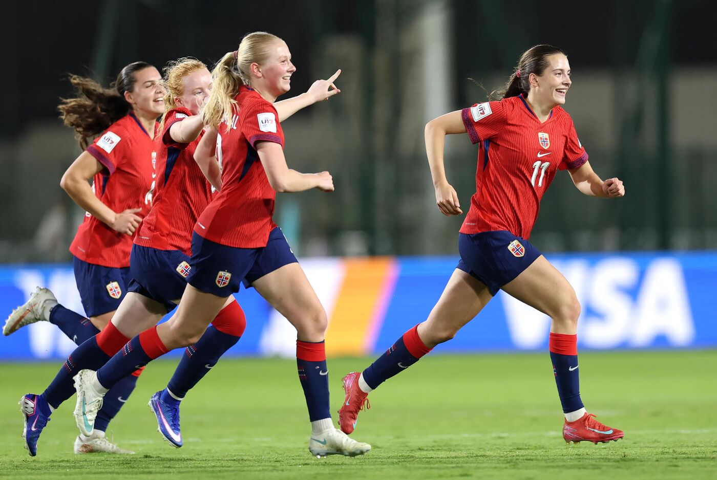 Noruega e Gana, na Copa do Mundo Feminina da FIFA.