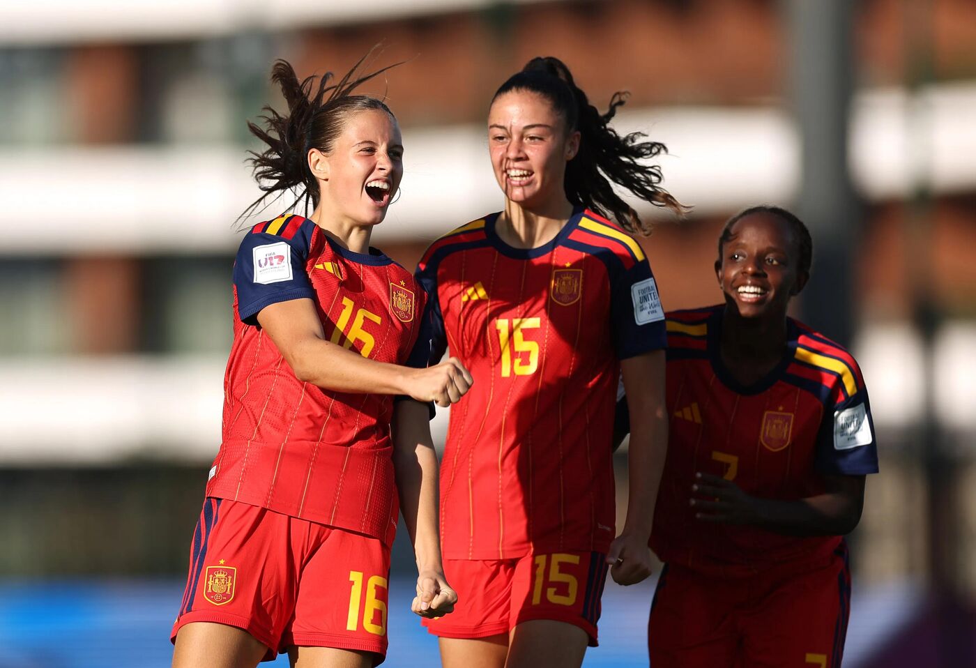 Espanha e México, na Copa do Mundo Feminina da FIFA.