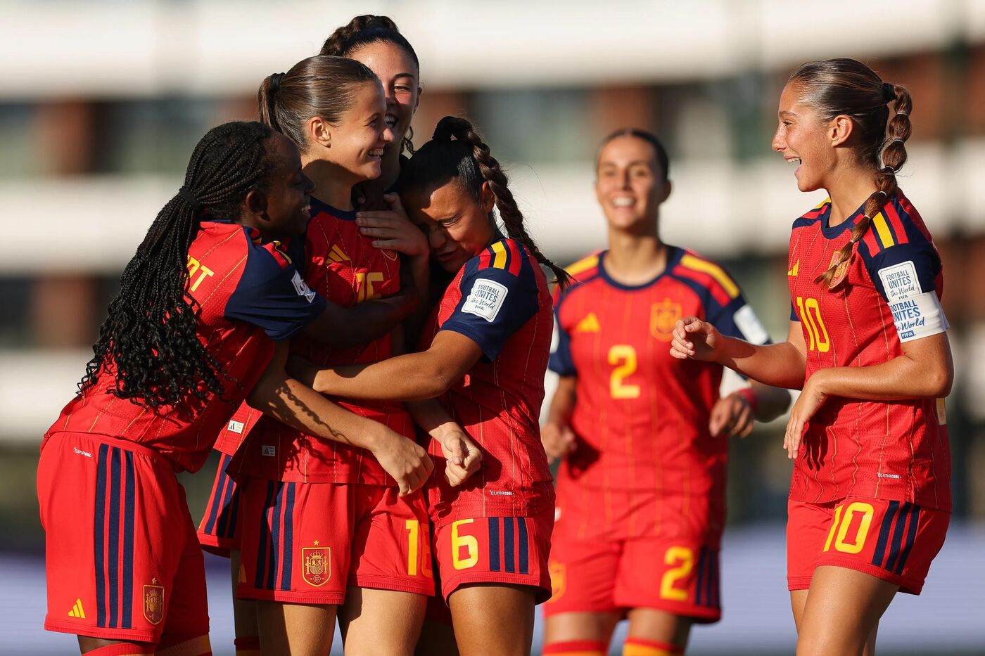 Espanha e México, na Copa do Mundo Feminina da FIFA.