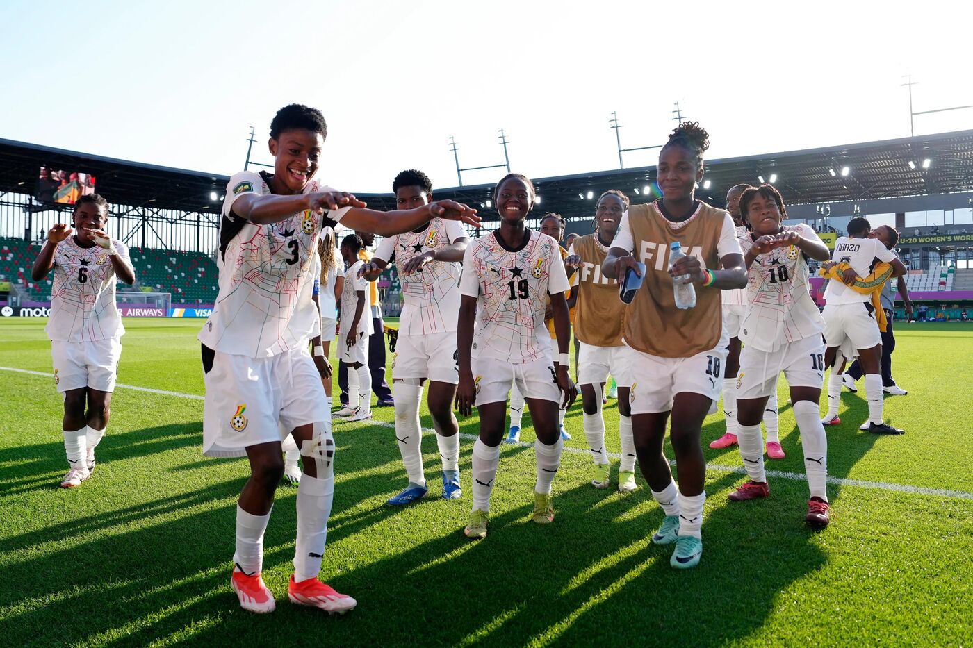 Gana e Coreia do Sul, na Copa do Mundo Feminina da FIFA.