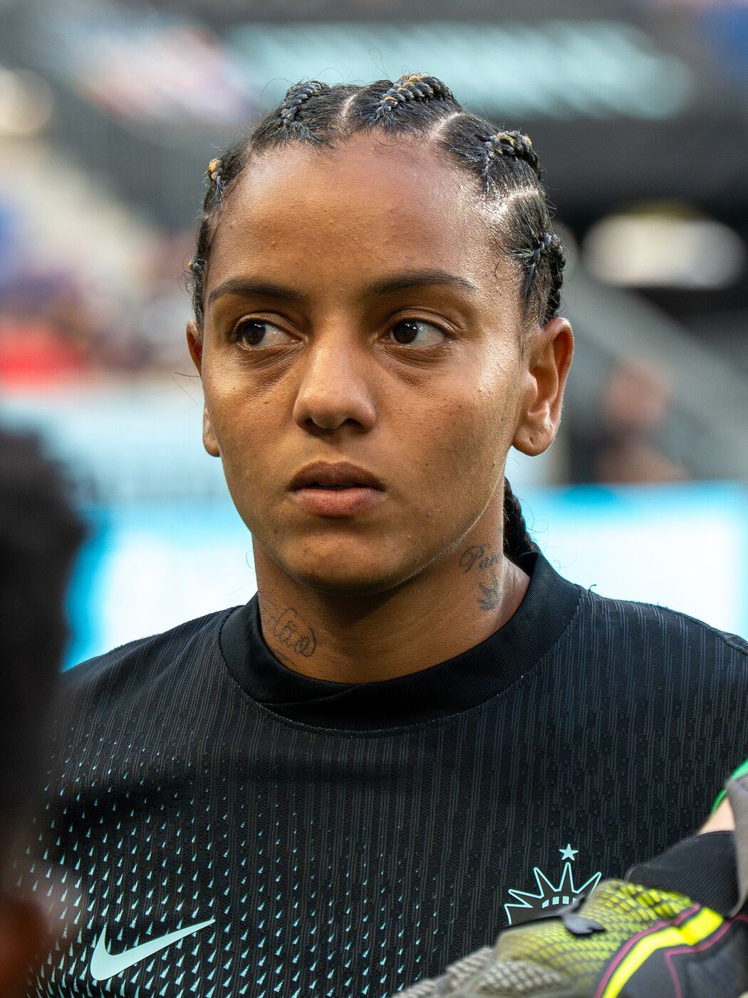 A atleta Geyse Ferreira, em 2025.