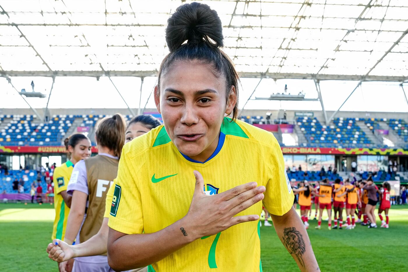 Gisele Silva, revelação da Seleção Brasileira sub-20.