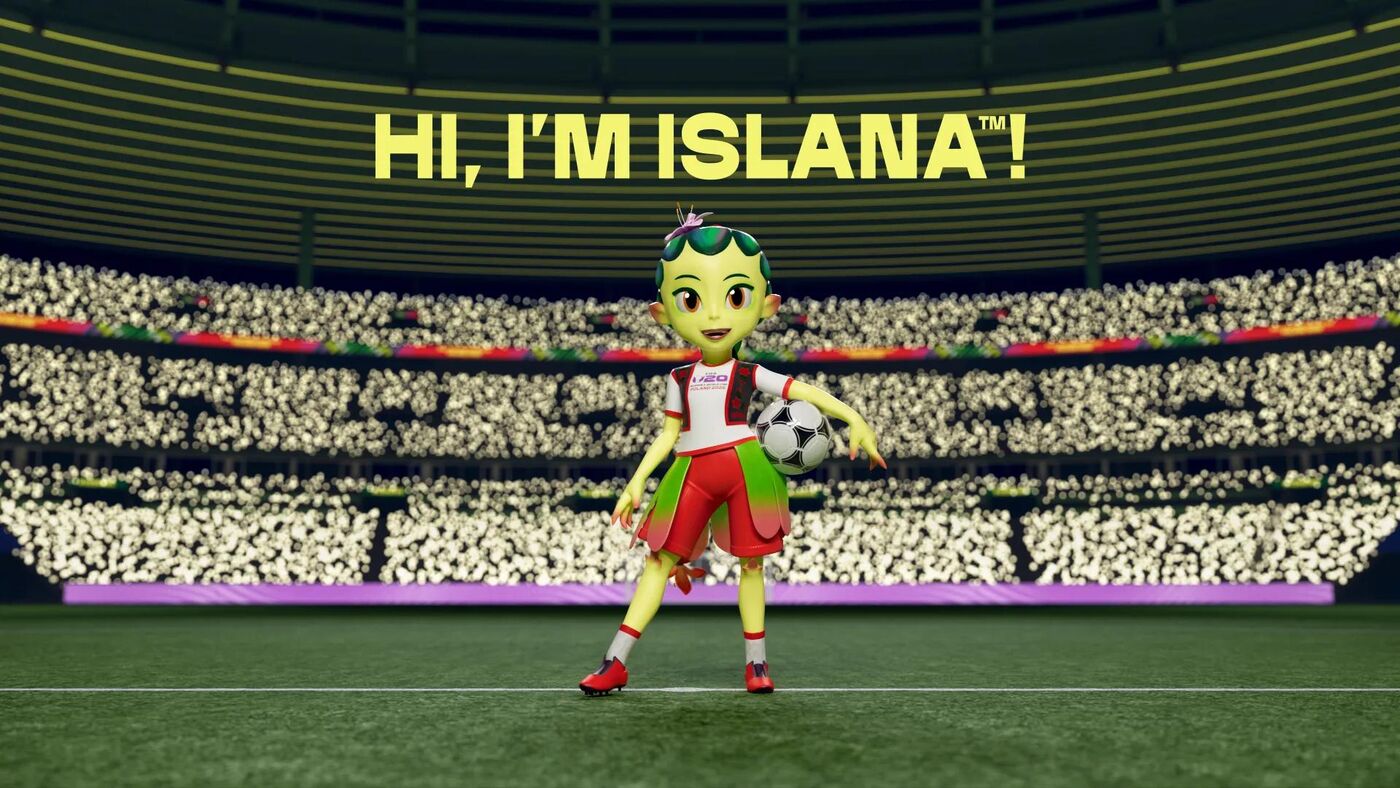 Islana é apresentada como mascote da Copa do Mundo Feminina Sub-20 de 2026.
