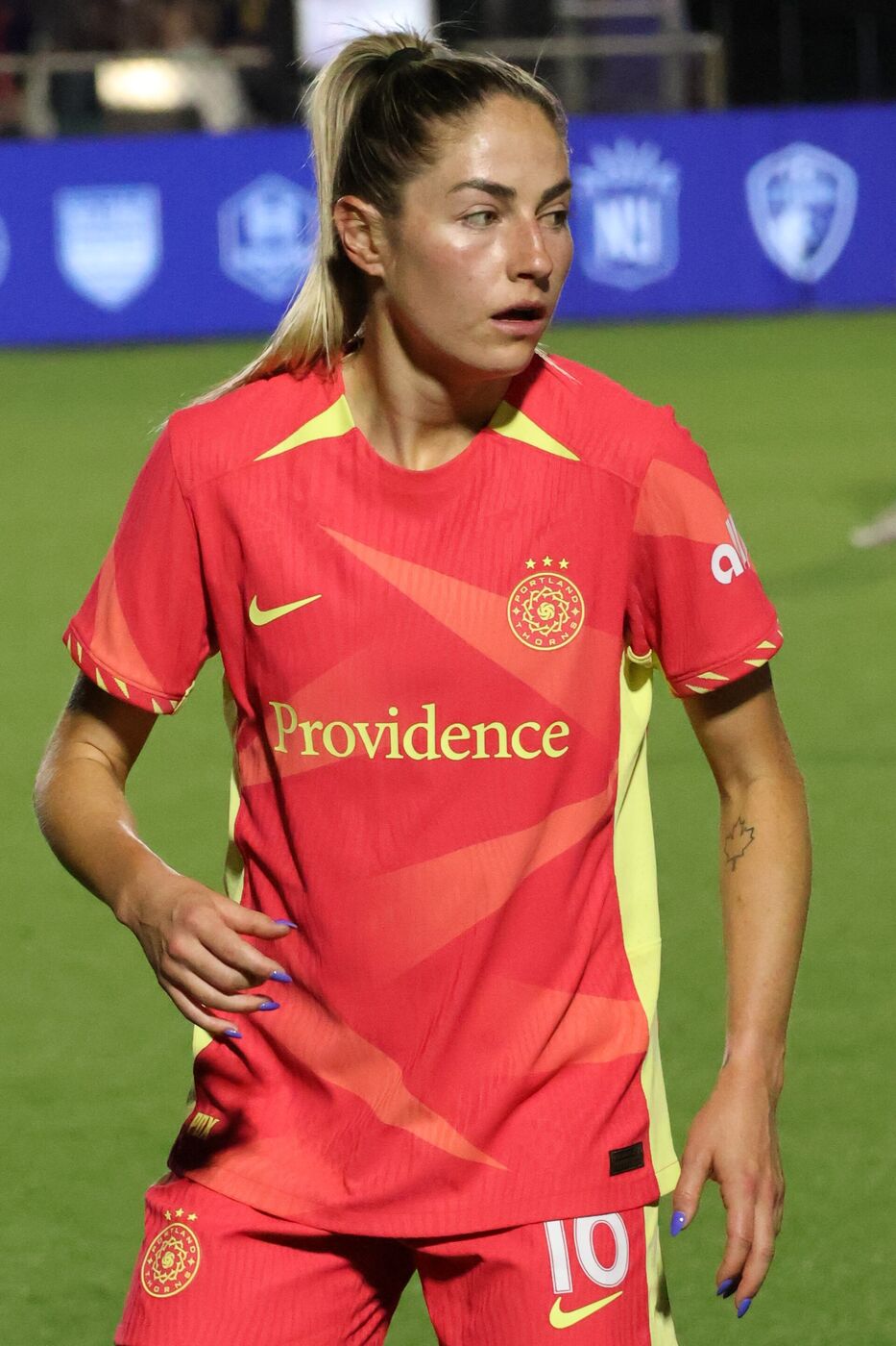 A atleta Janine Sonis, em 2024.