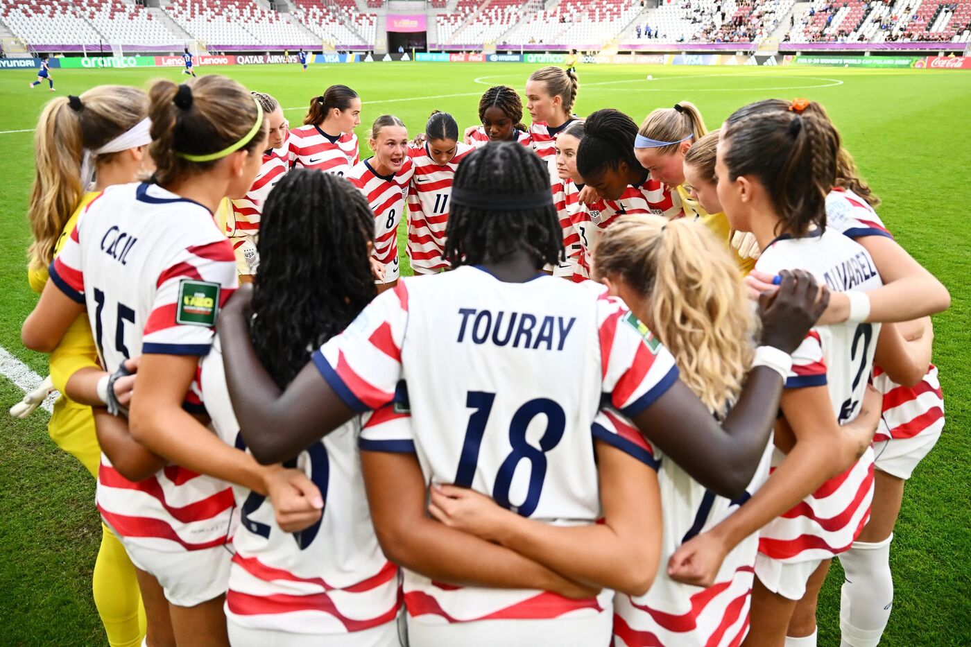 Japão e Estados Unidos, na Copa do Mundo Feminina da FIFA.