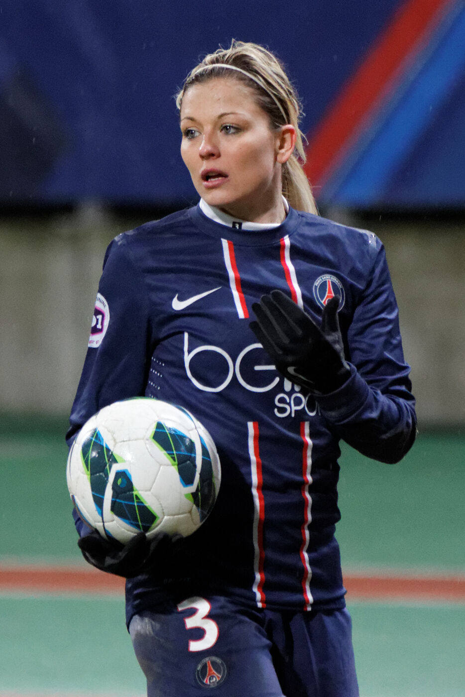 A atleta Laure Boulleau, em 2013.