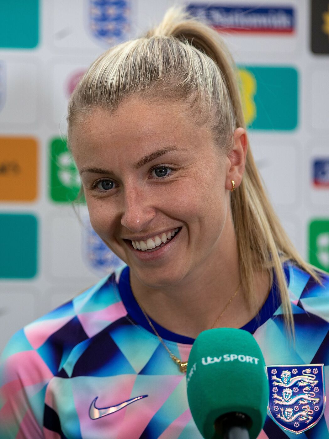 A atleta Leah Williamson.