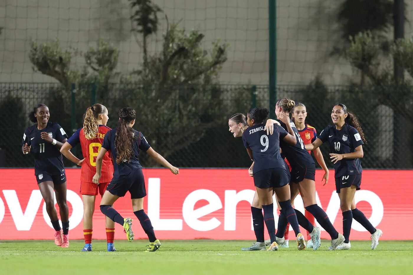 Maddie DiMaria, na Copa do Mundo Feminina da FIFA.
