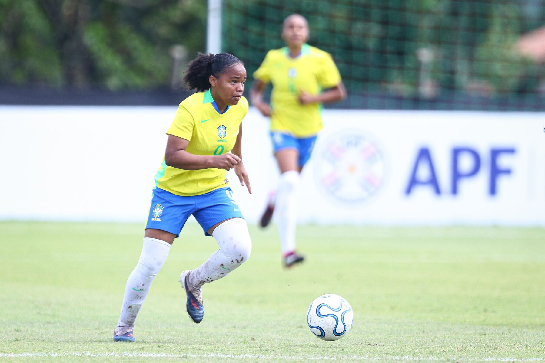 Maria Vitória Costa fez o segundo gol do Brasil sobre a Argentina na CONMEBOL Liga Evolução Sub-15