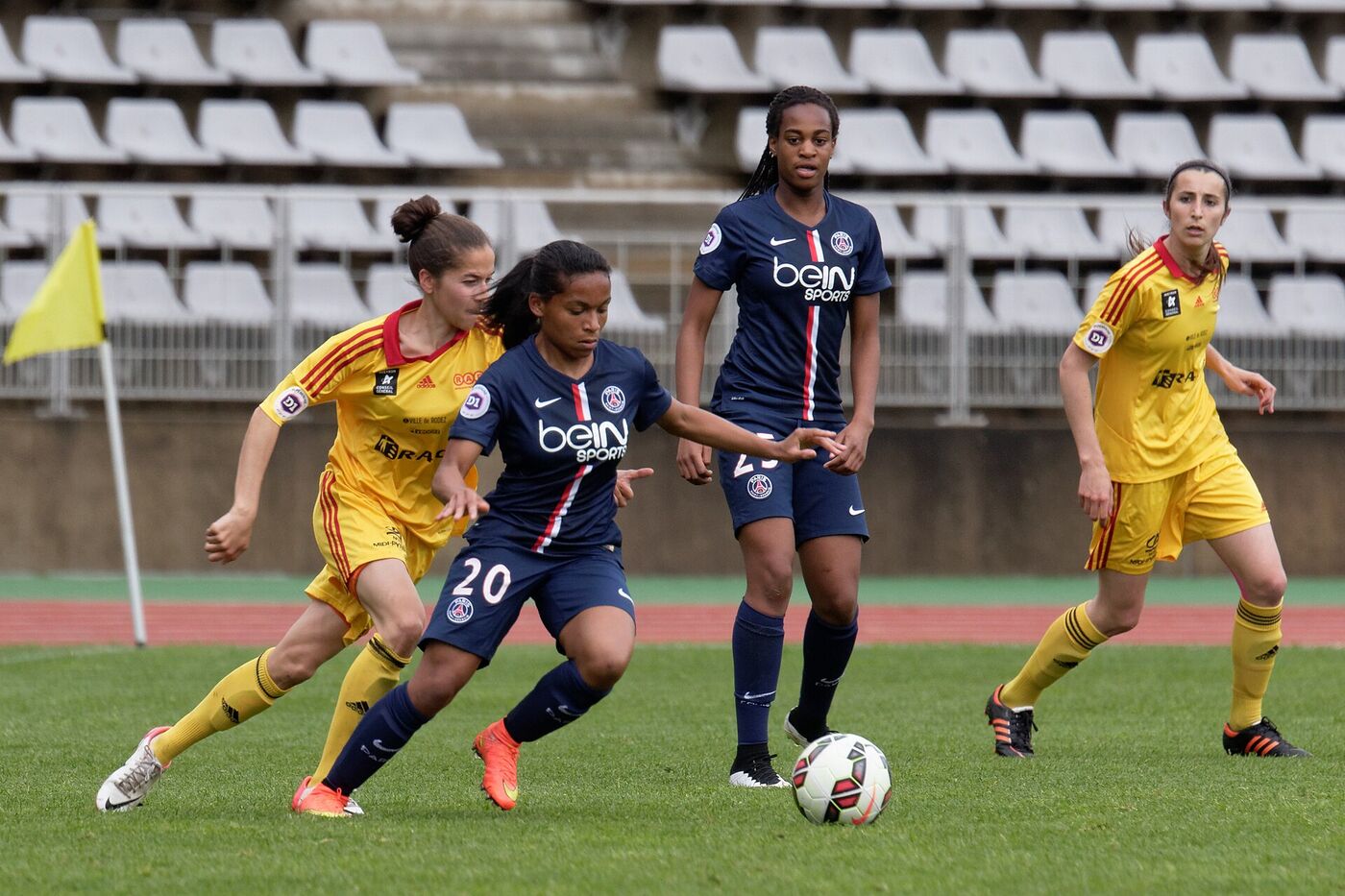 Marie-Antoinette Katoto. PSG vs Rodez, 3rd May 2015.