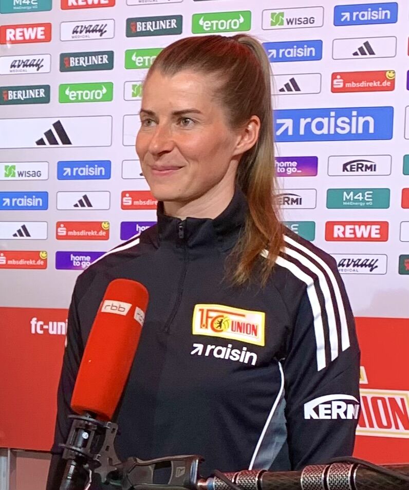 A atleta Marie-Louise Eta.