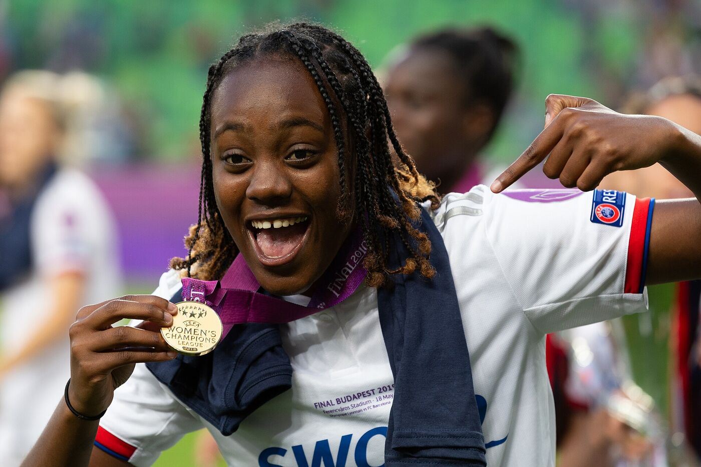A atleta Melvine Malard, em 2019.