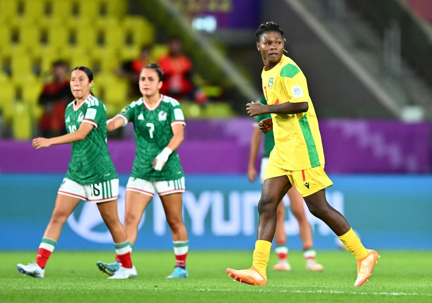 México e Benin, na Copa do Mundo Feminina da FIFA.