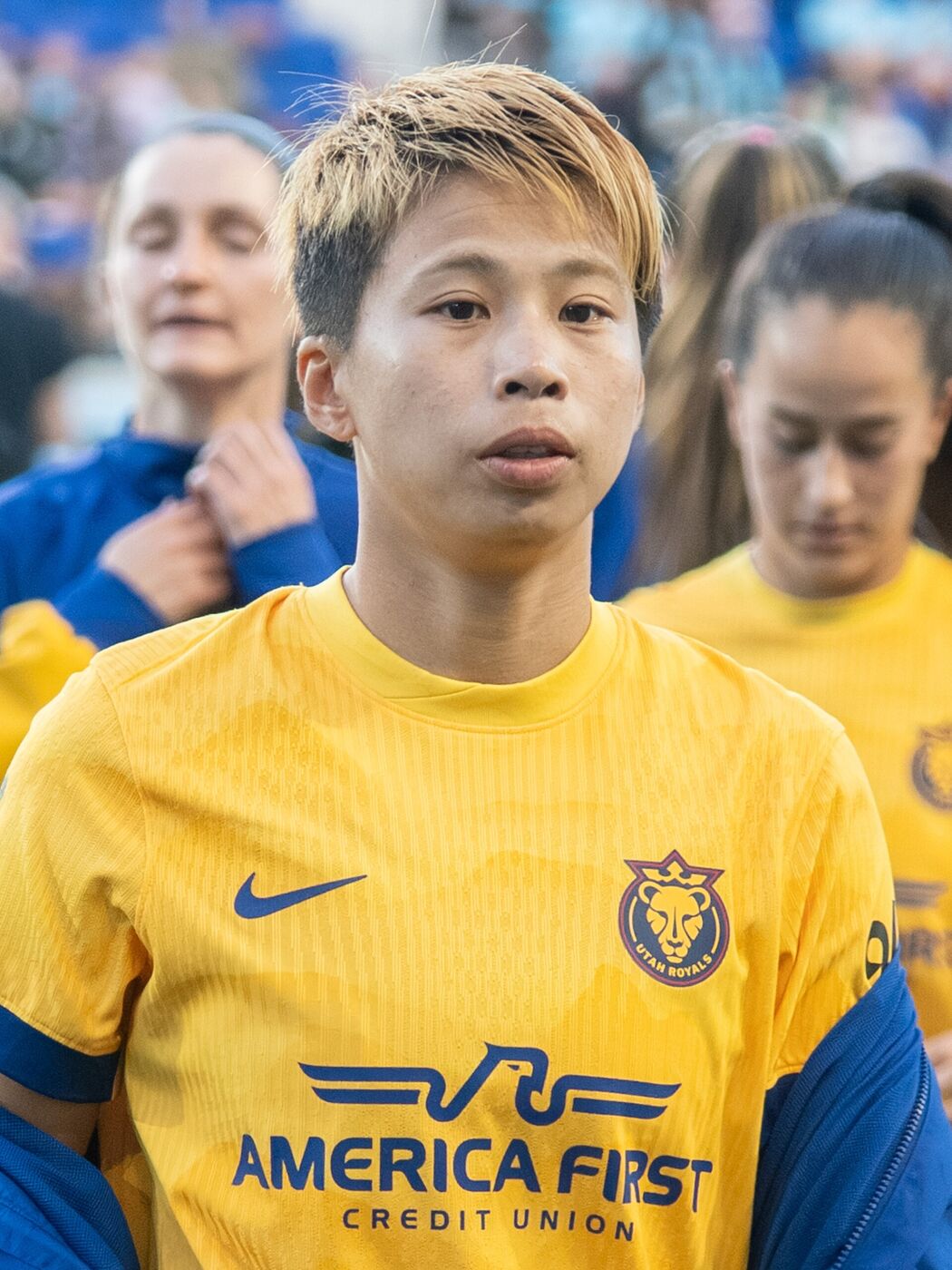 A atleta Mina Tanaka.