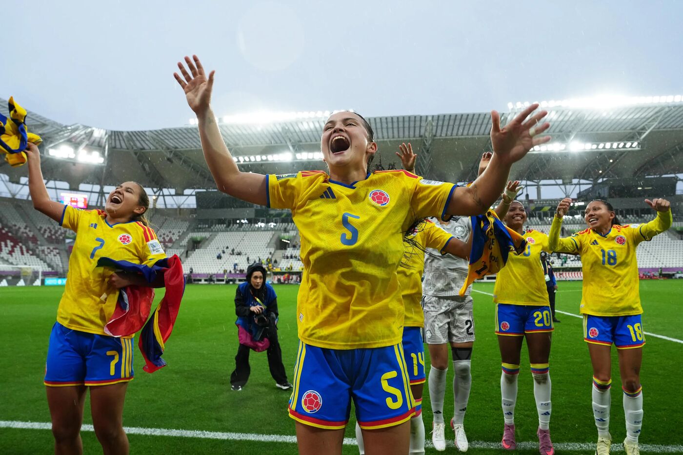 Nigéria e Colômbia, na Copa do Mundo Feminina da FIFA.