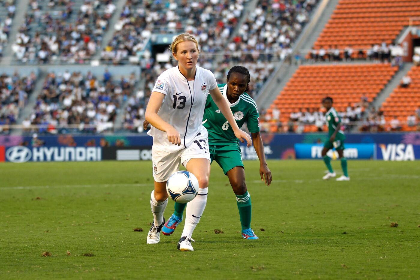 Nigéria, na Copa do Mundo Feminina da FIFA, em 2012.