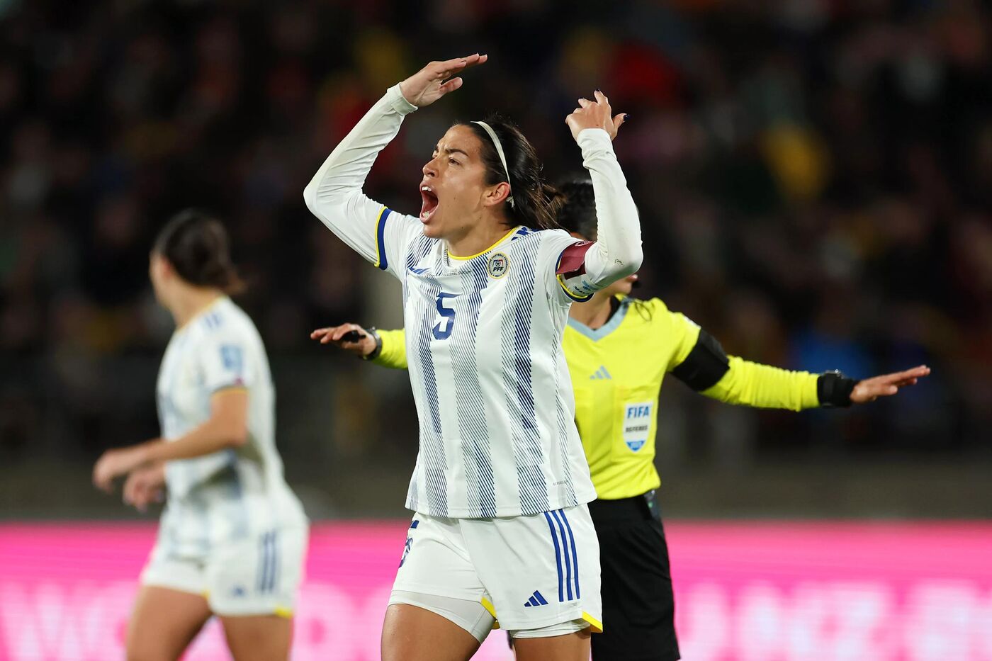 Nova Zelândia e Filipinas, na Copa do Mundo Feminina da FIFA, em 2023.