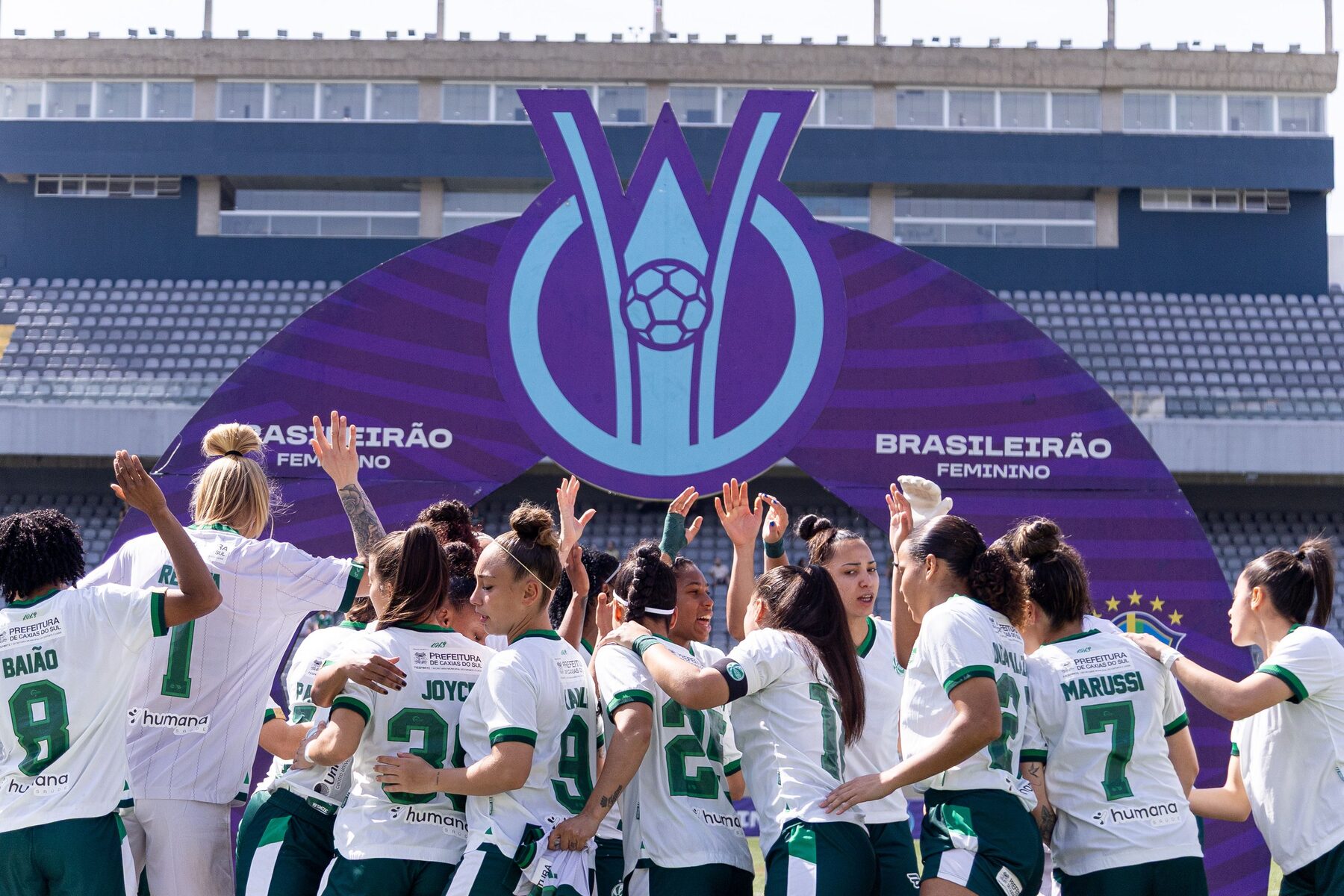 Palmeiras e Juventude pelo Brasileirão Feminino A1
