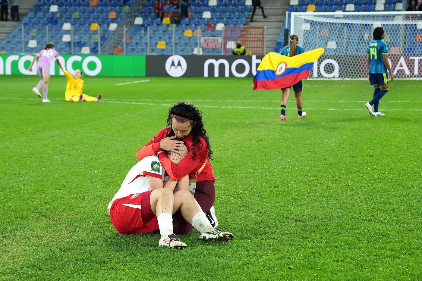 Polônia e Colômbia, na Copa do Mundo Feminina da FIFA.