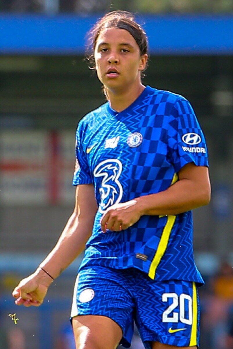 A atleta Sam Kerr.