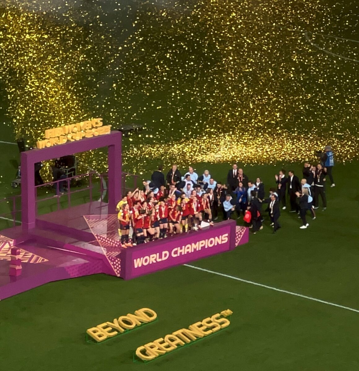 Seleção da Espanha, em 2023.