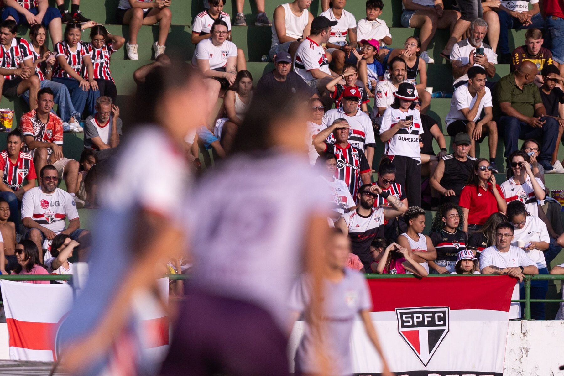 Semifinal do Brasileirão A1 entre São Paulo e Flamengo, no Brinco de Ouro, em Campinas (SP)