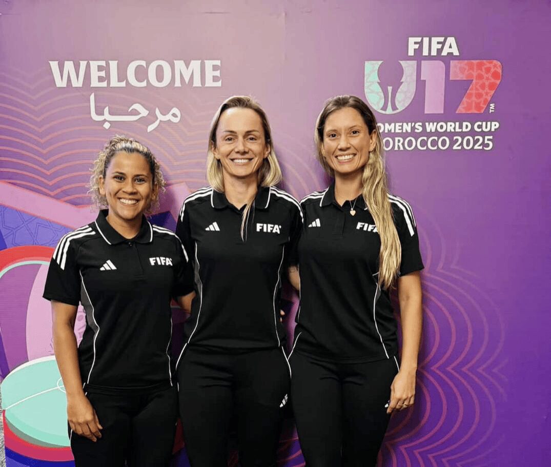 Trio de árbitras brasileiras atuará em conjunto no Mundial Sub-20 Feminino, na Polônia
