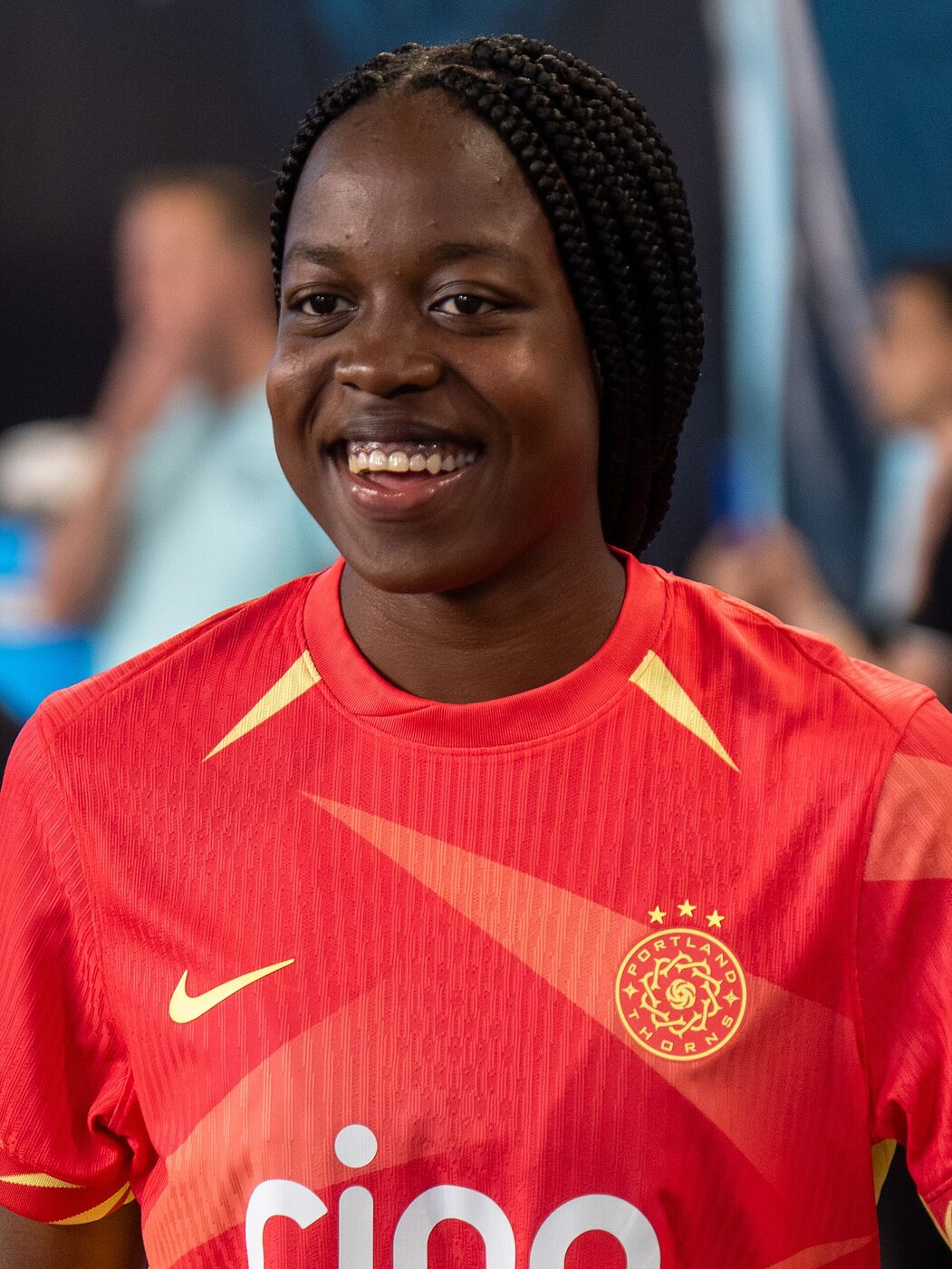 A atleta Valerin Loboa, em 2025.