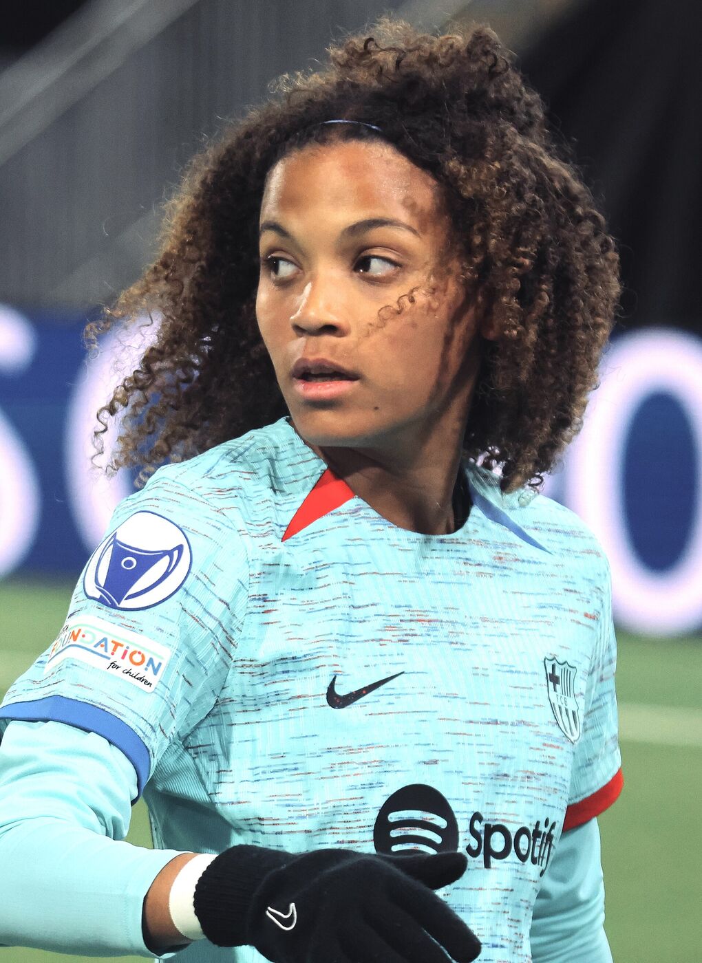 A atleta Vicky López.