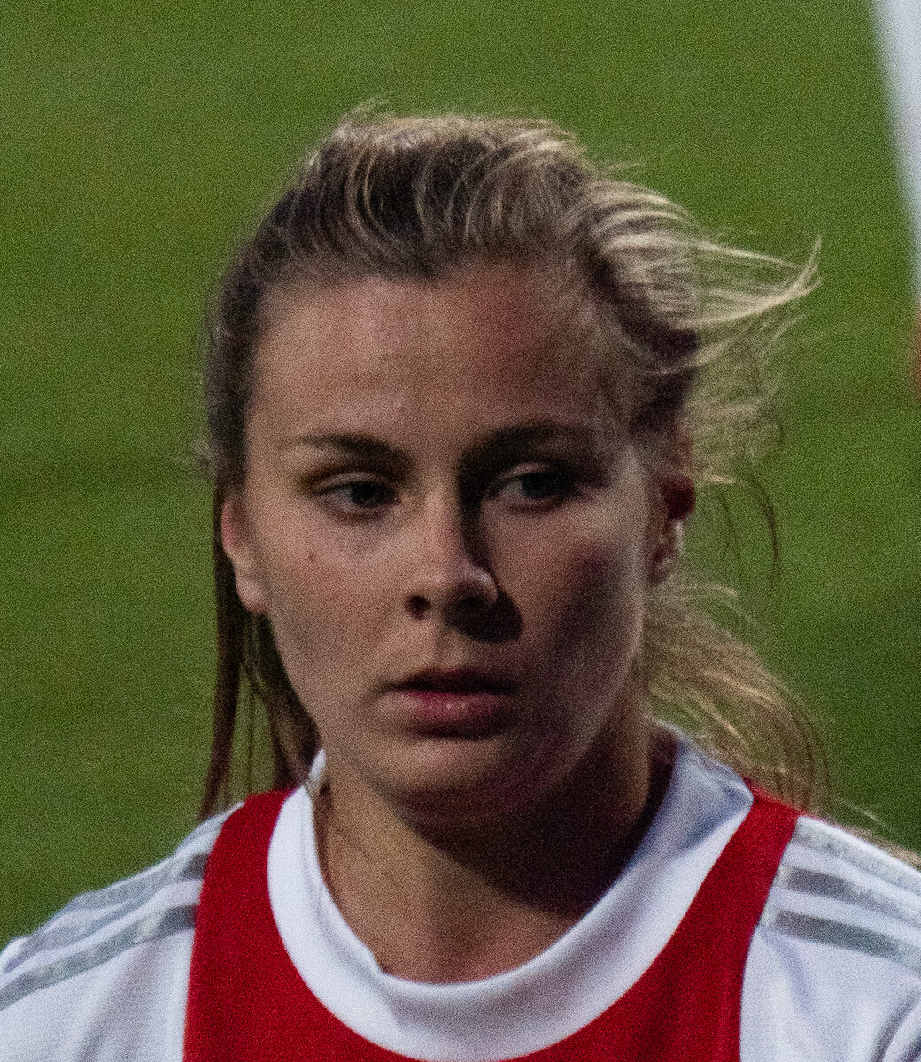 Victoria Pelova pelo Ajax em 2021.