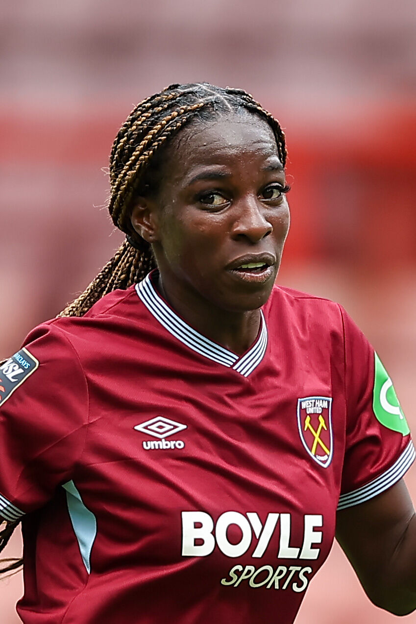 A atleta Viviane Asseyi, em 2025.