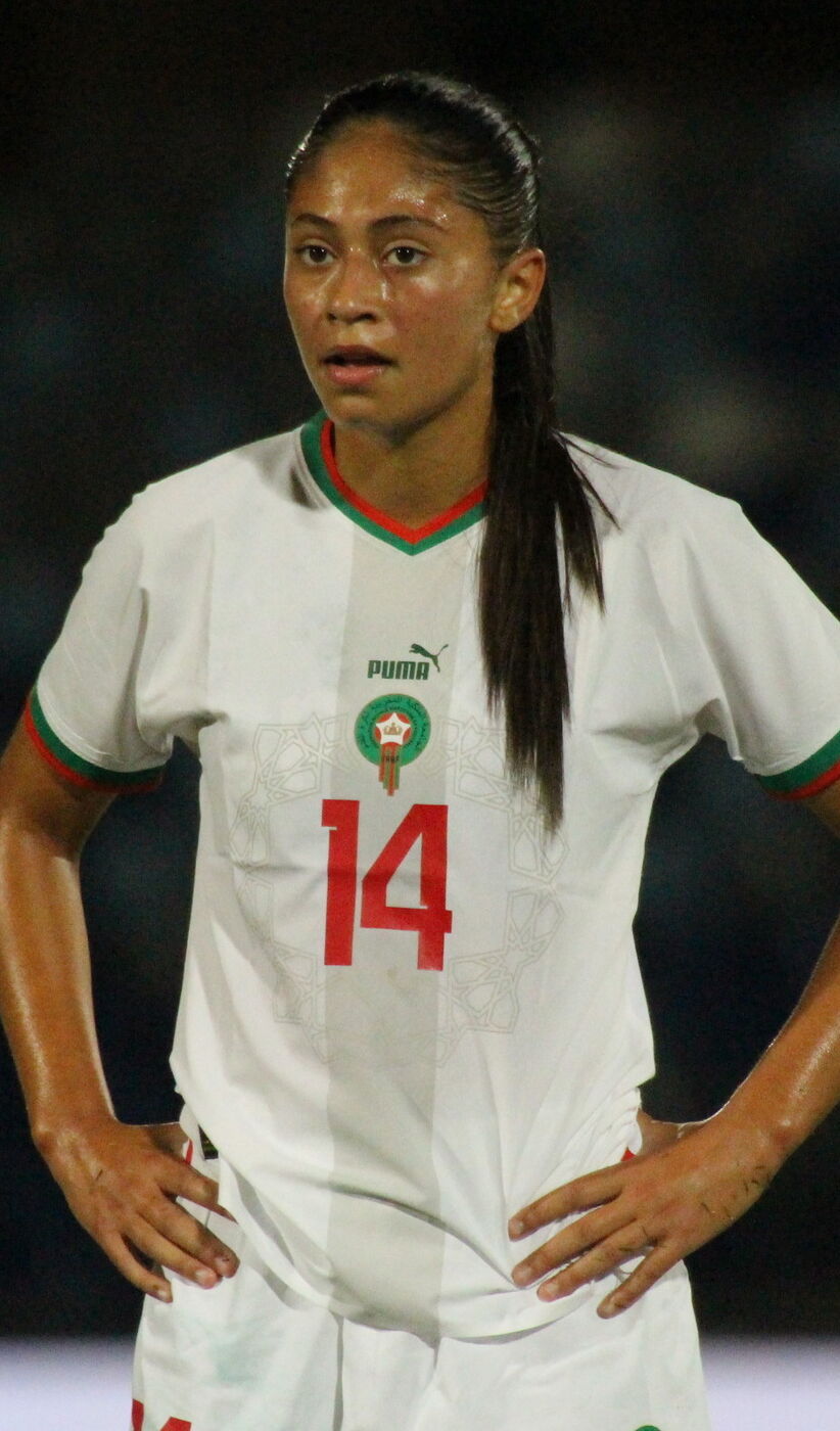 A atleta Yasmine Zouhir.
