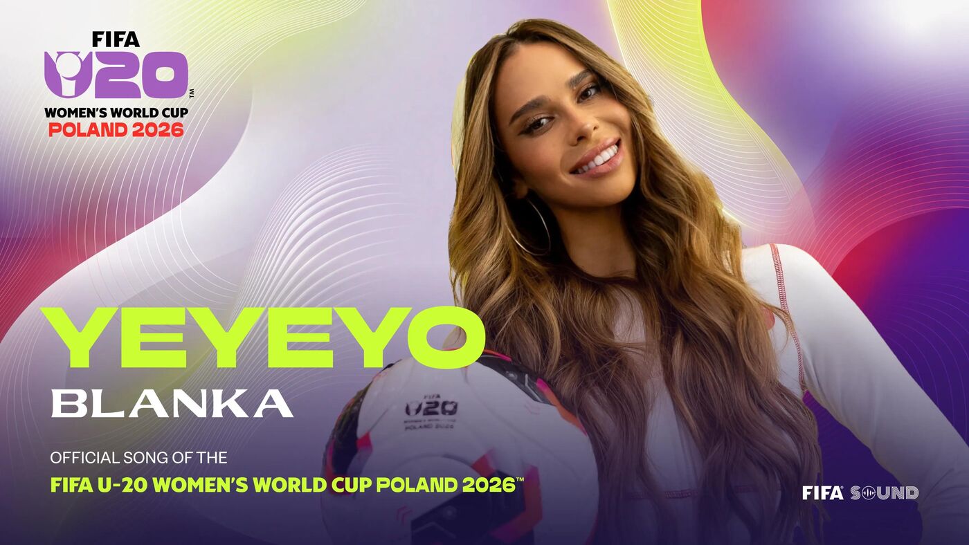 YEYEYO, de Blanka, é a música oficial da Copa do Mundo Feminina Sub-20, na Polônia, em 2026.