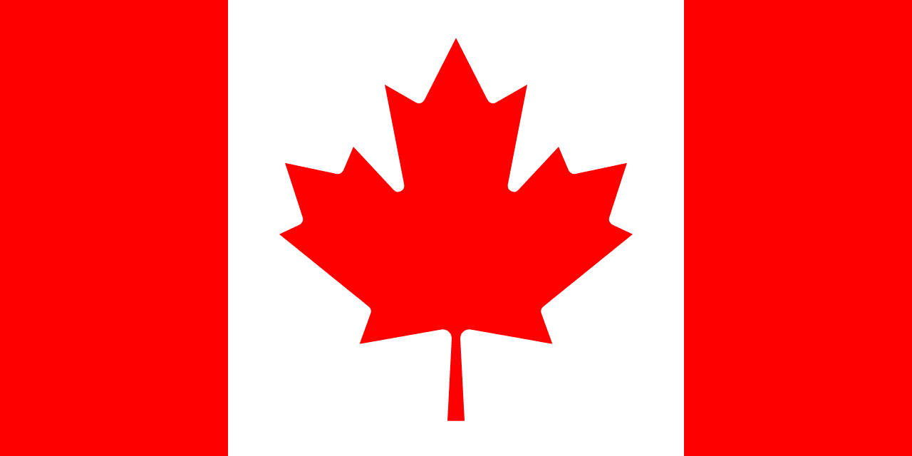 Bandeira do Canadá.