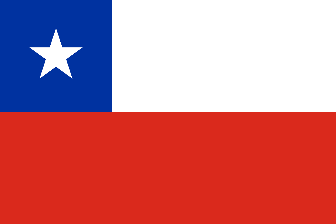 Bandeira do Chile.