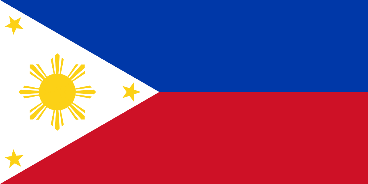 Bandeira das Filipinas.